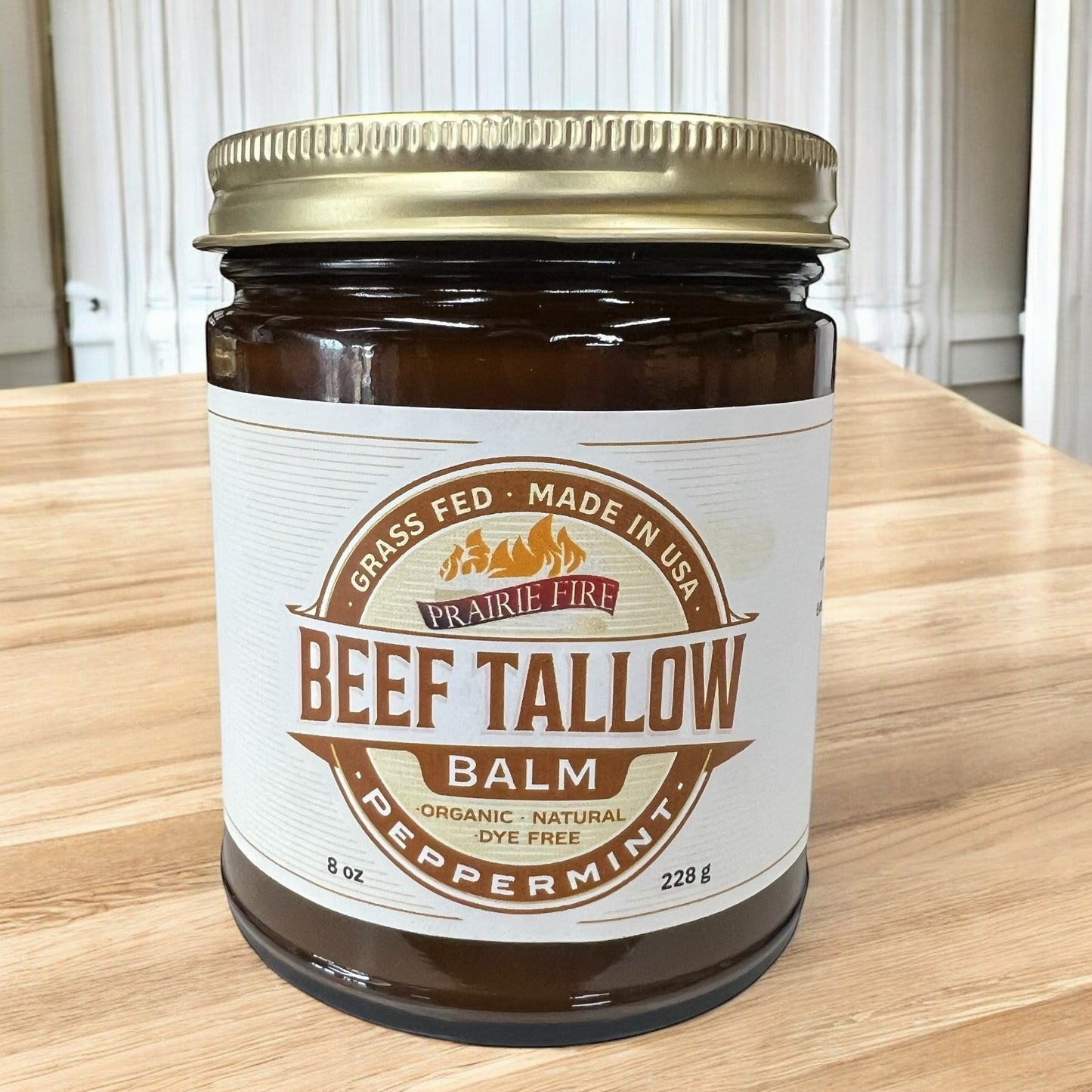 Grass Fed Beef Tallow Balm - 8 oz