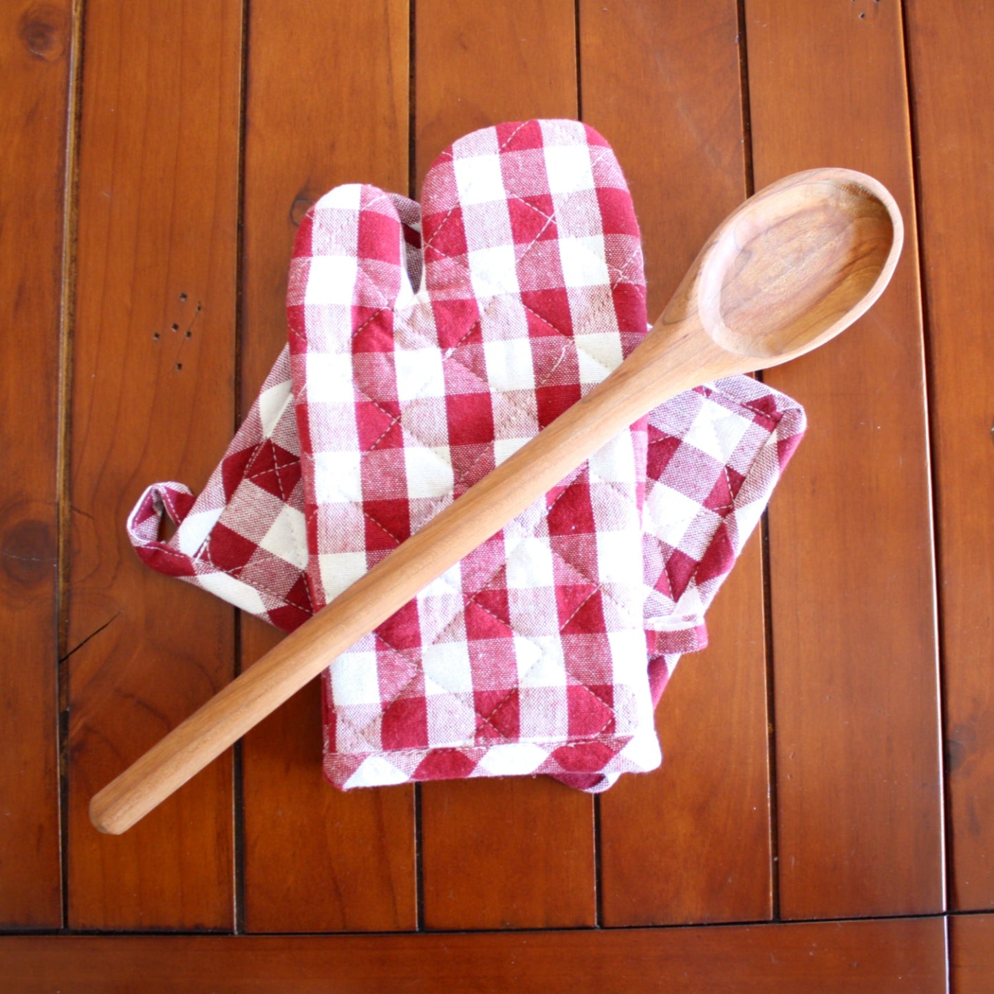 Buffalo Check Oven Mitts - Made in the USA