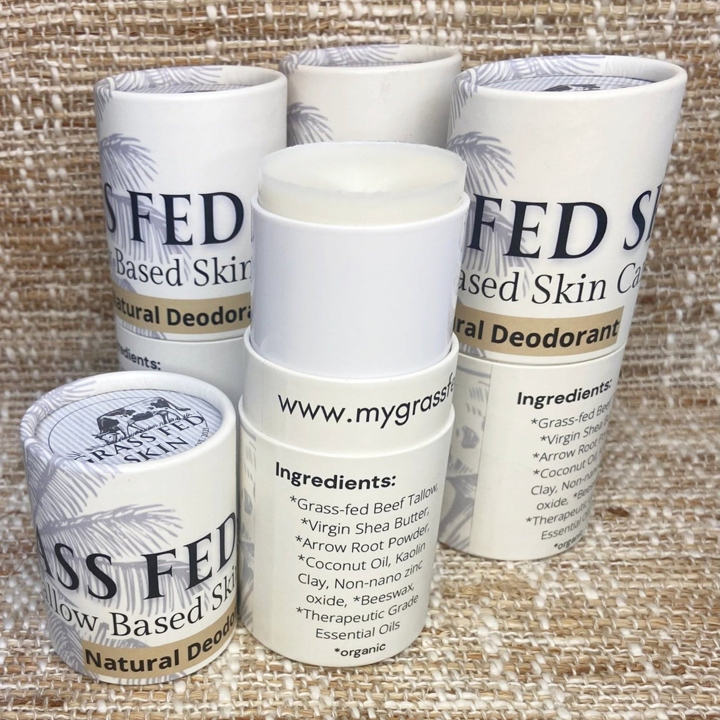 Grass Fed Skin Natural Deodorant - Made in the USA