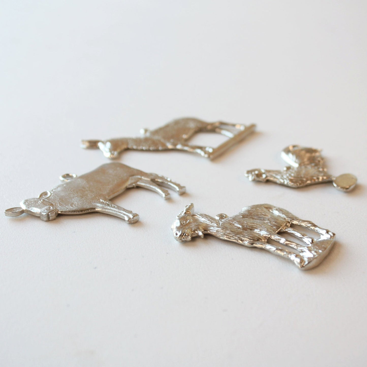 Pewter Donkey Ornament - Made in the USA