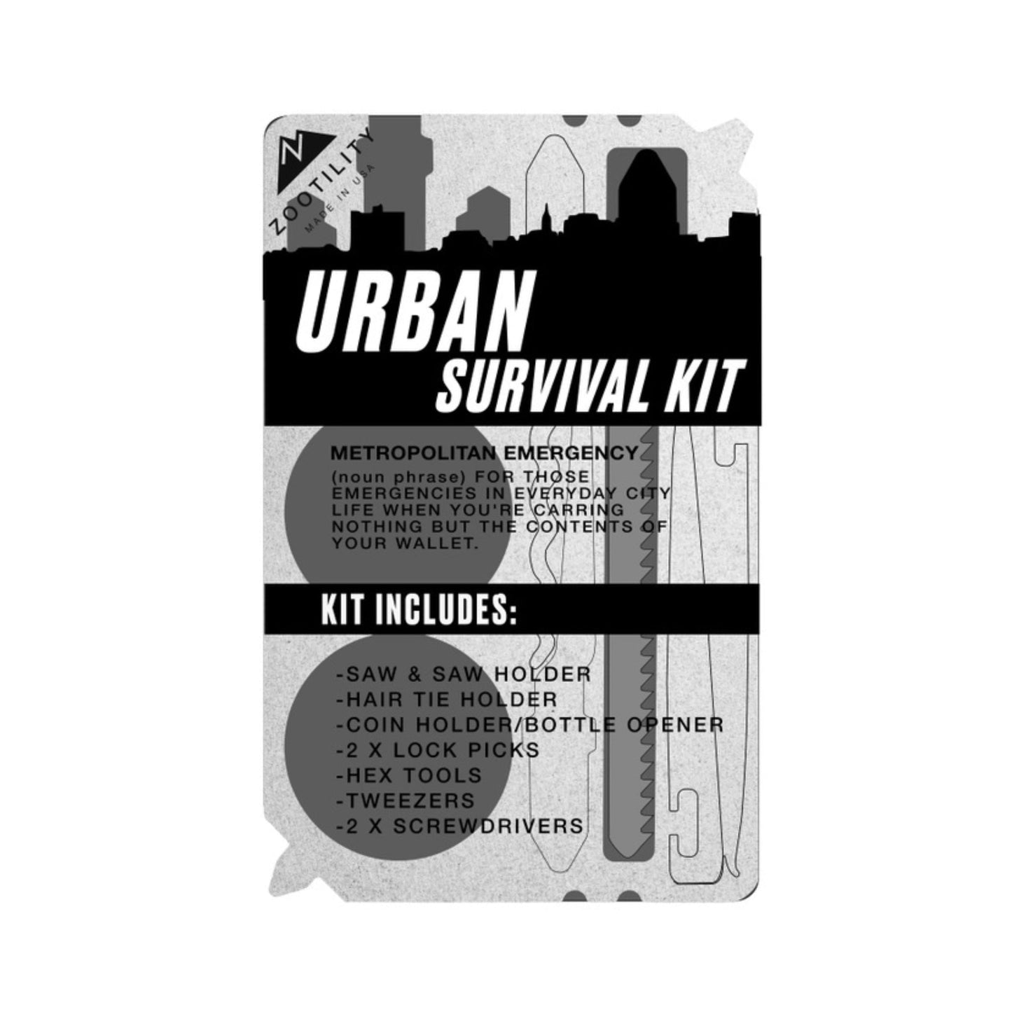 Pocket Urban Survival Kit - Made in the USA
