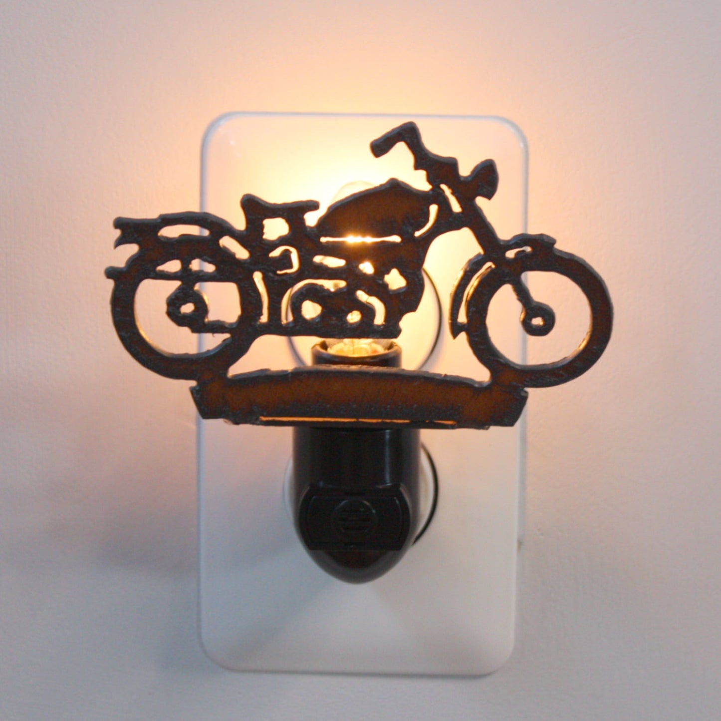 Vintage Motorcycle Night Light - Made in the USA