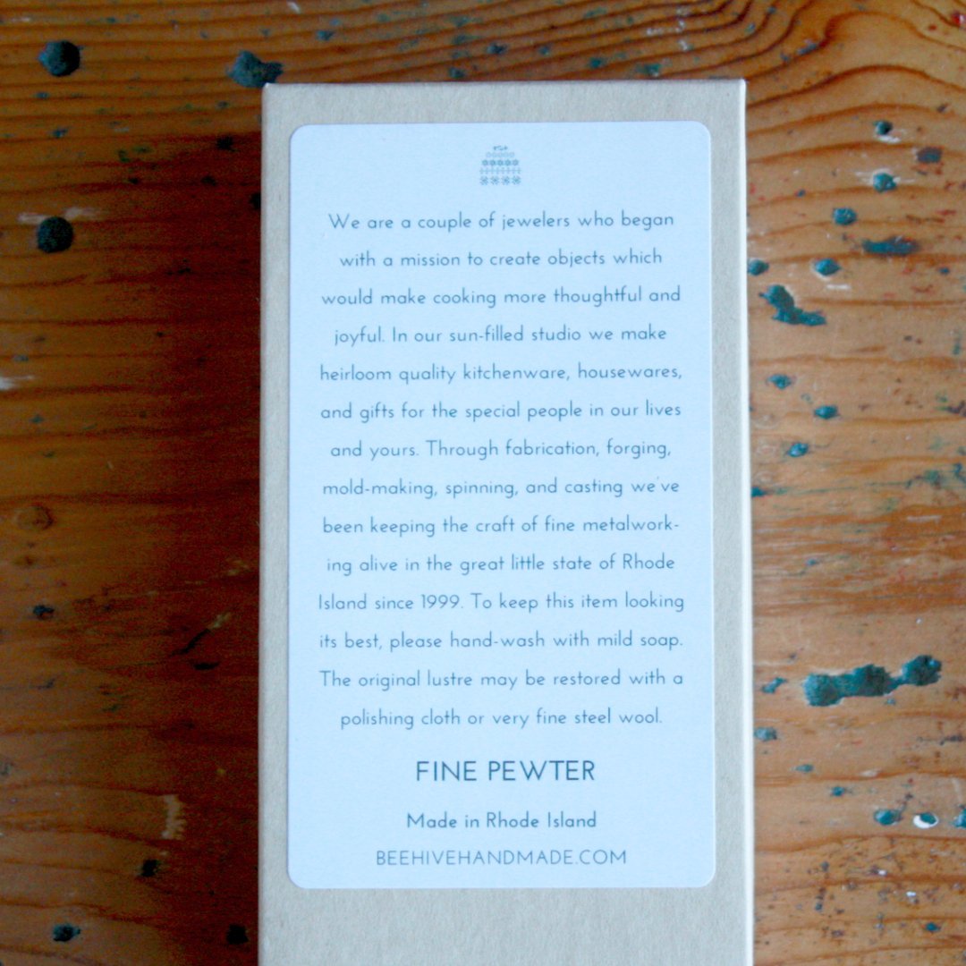 Zinc Measuring Spoons with Quotes - Made in the USA