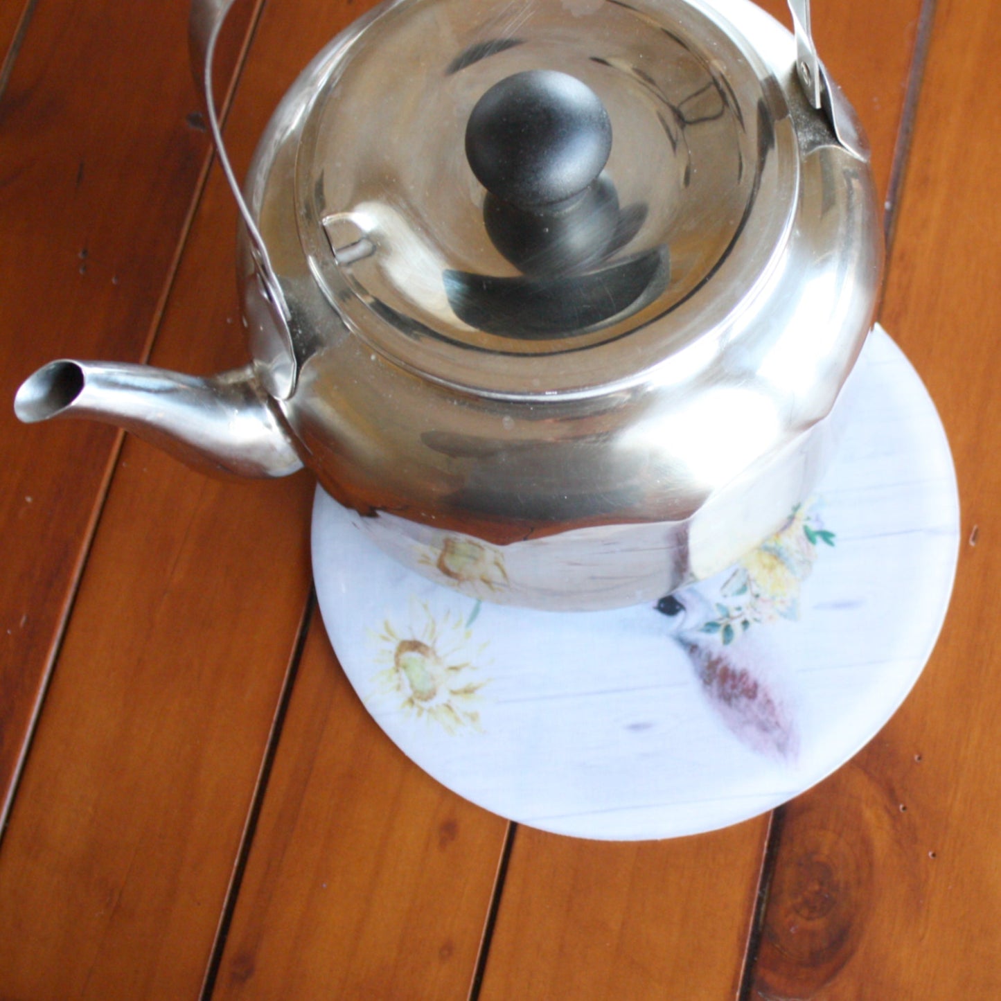 Silicone Trivets and Jar Openers - Flower Sheep - Made in the USA