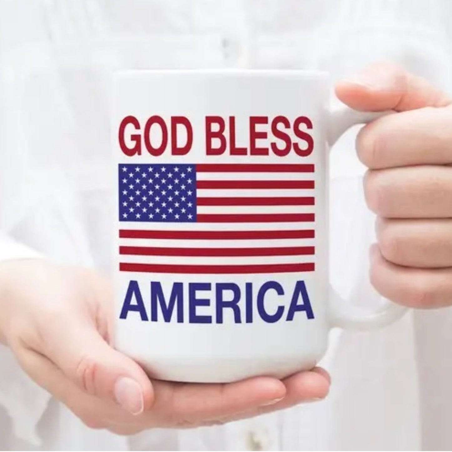 God Bless America Mug - Made in the USA