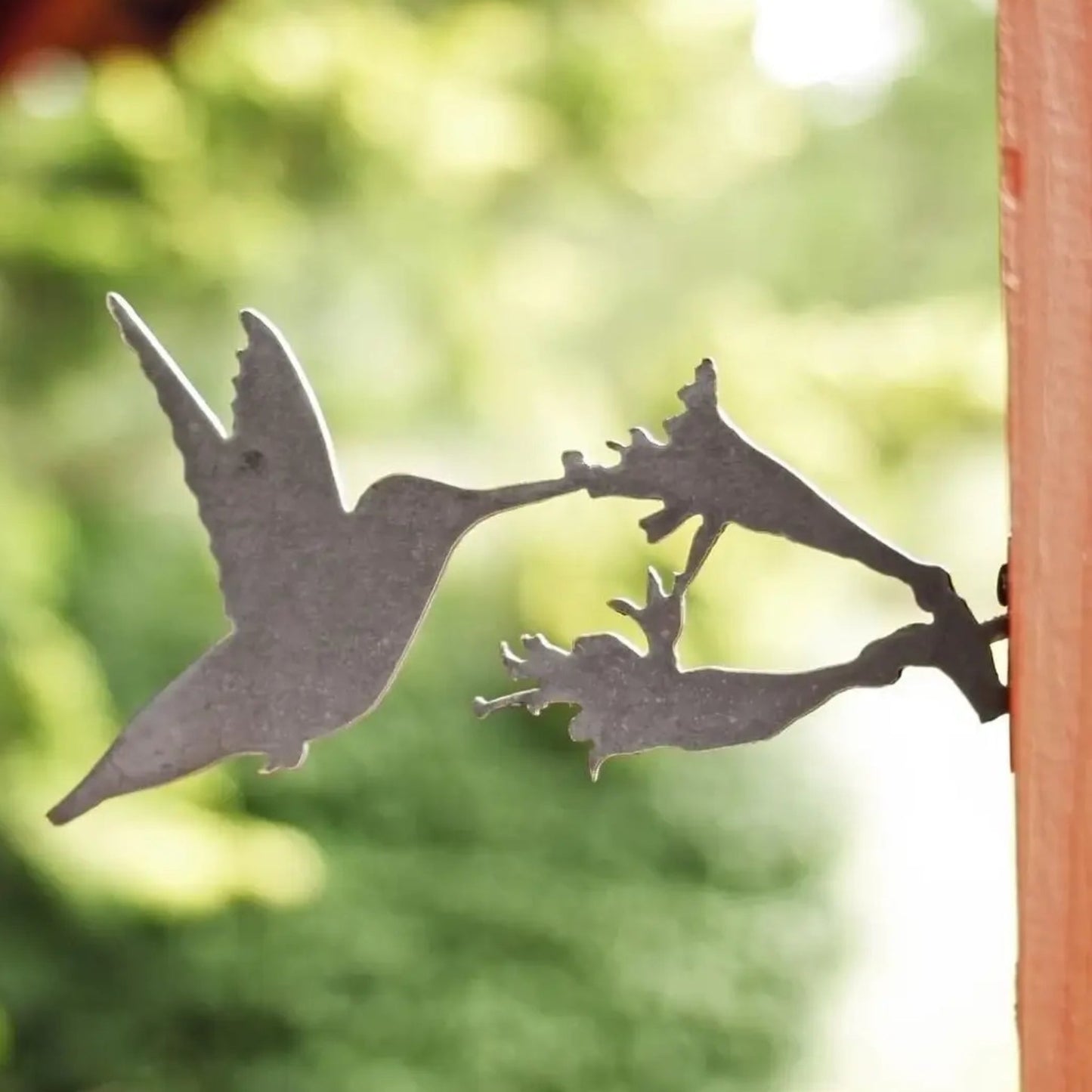 Hummingbird Metal Bird Statue - Made in the USA