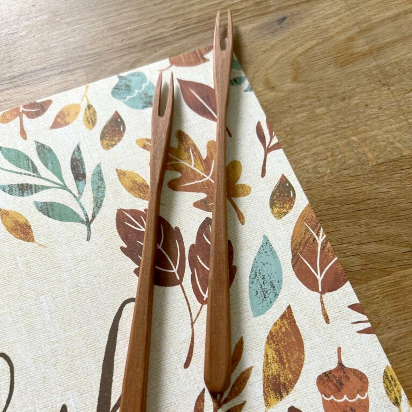 Handmade Wooden Pickle Fork - Made in the USA