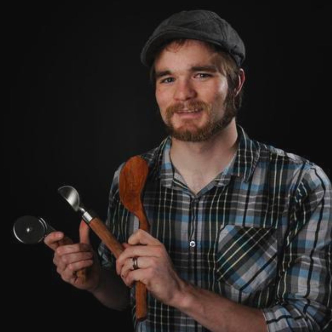 Handmade Wood Heavy Chef Spoon - Made in the USA