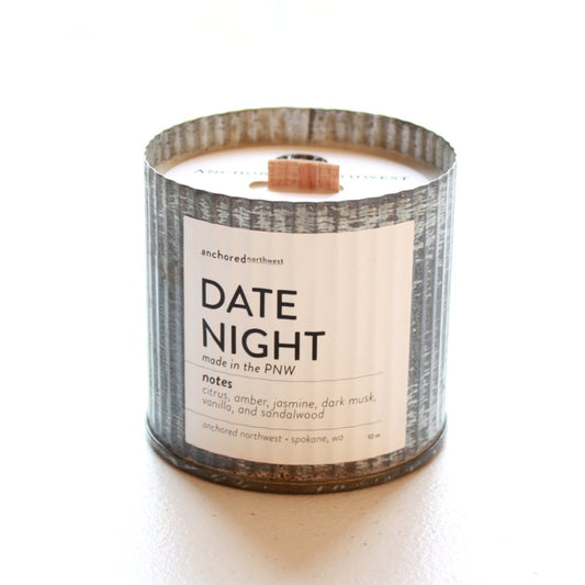 Wood Wick Soy Candle - Date Night - Made in the USA