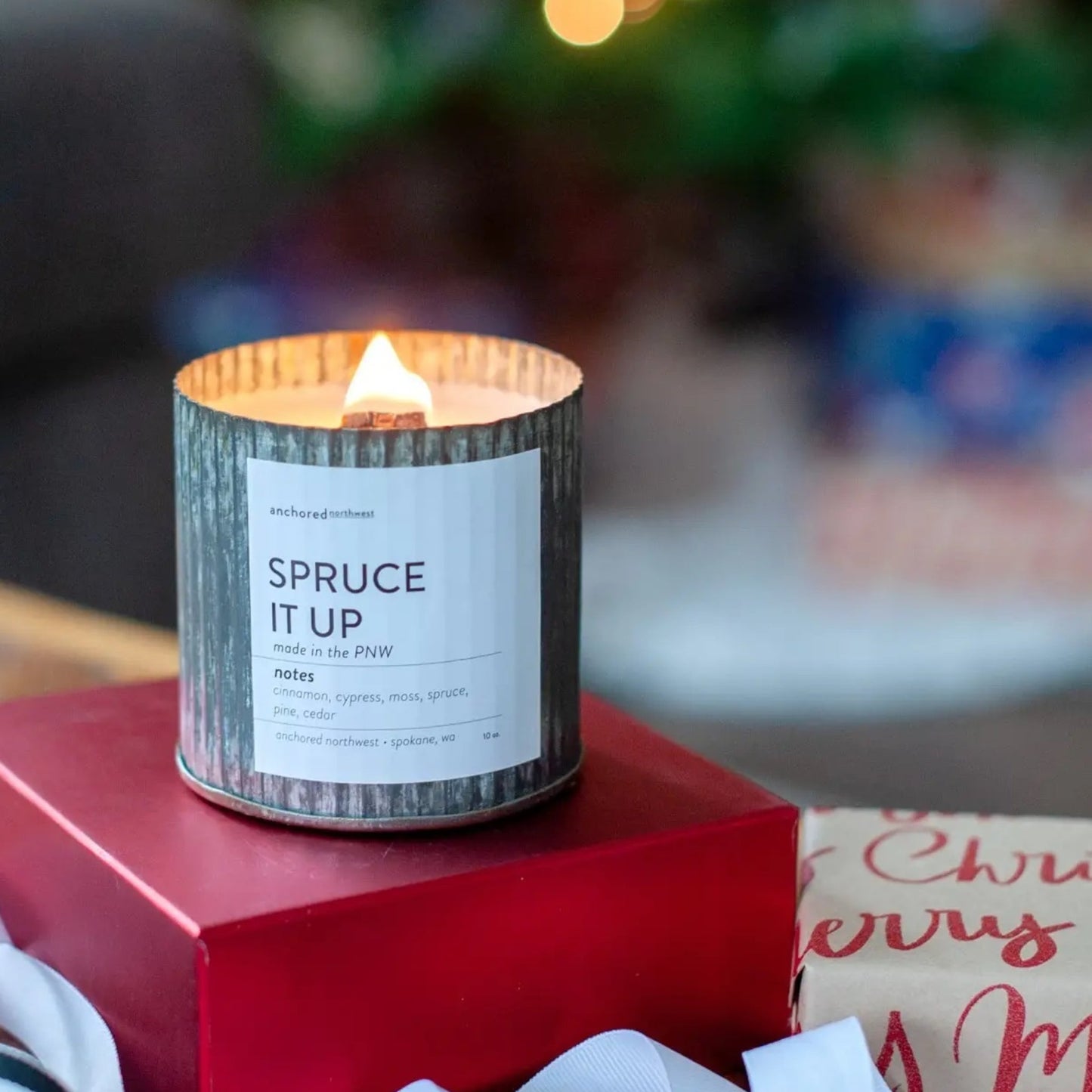 Wood Wick Soy Candle - Spruce it Up - Made in the USA
