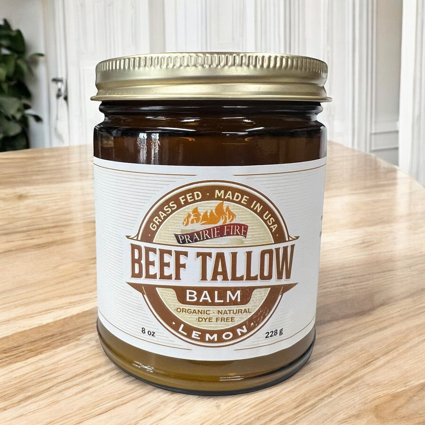 Grass Fed Beef Tallow Balm - 8 oz