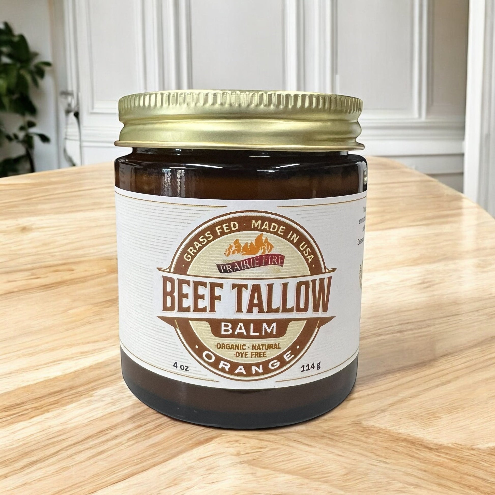 Grass Fed Beef Tallow Balm - 4 oz - Made in the USA