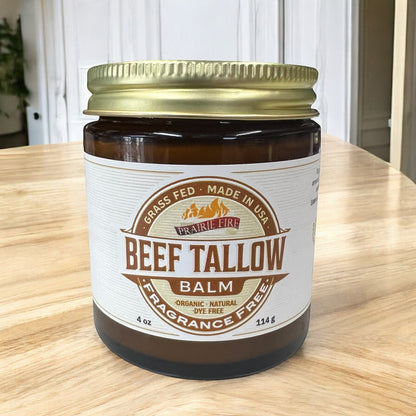 Grass Fed Beef Tallow Balm - 4 oz - Made in the USA