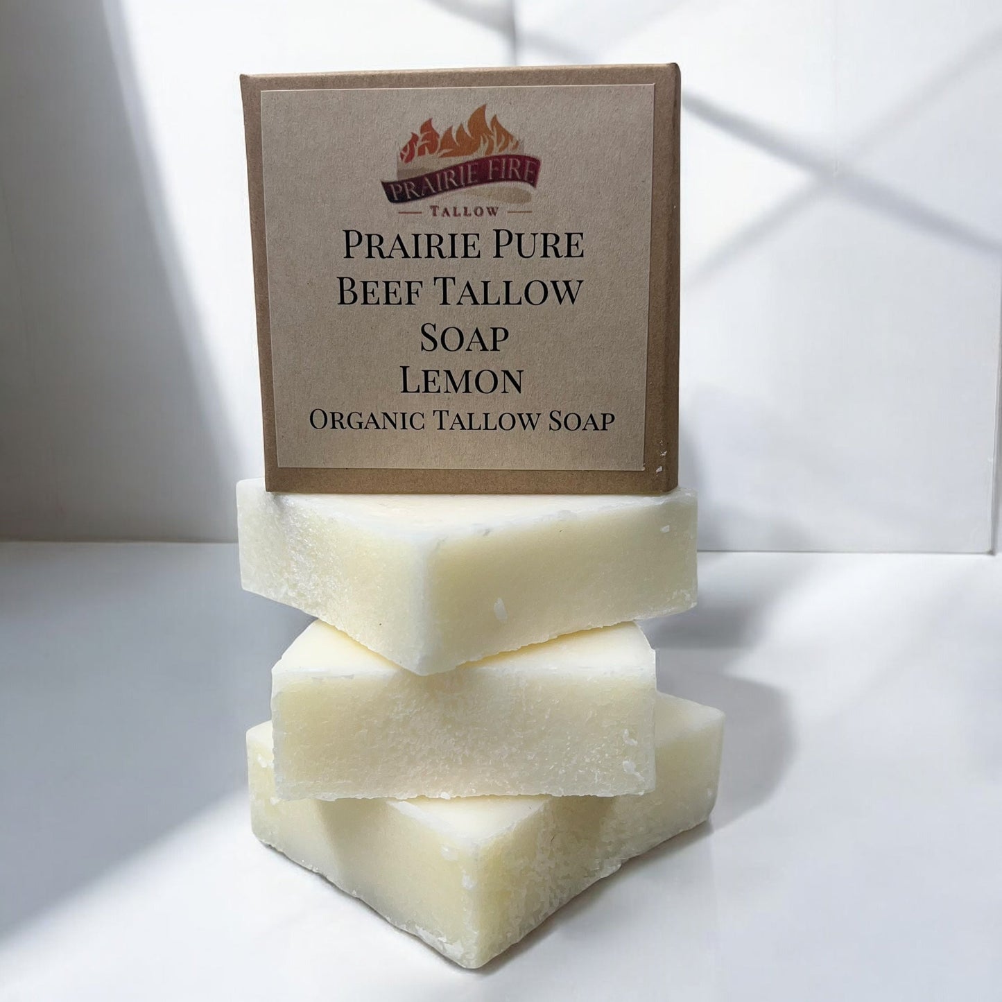 Grass Fed Beef Tallow Soap Bar (3 Pack) - Made in the USA
