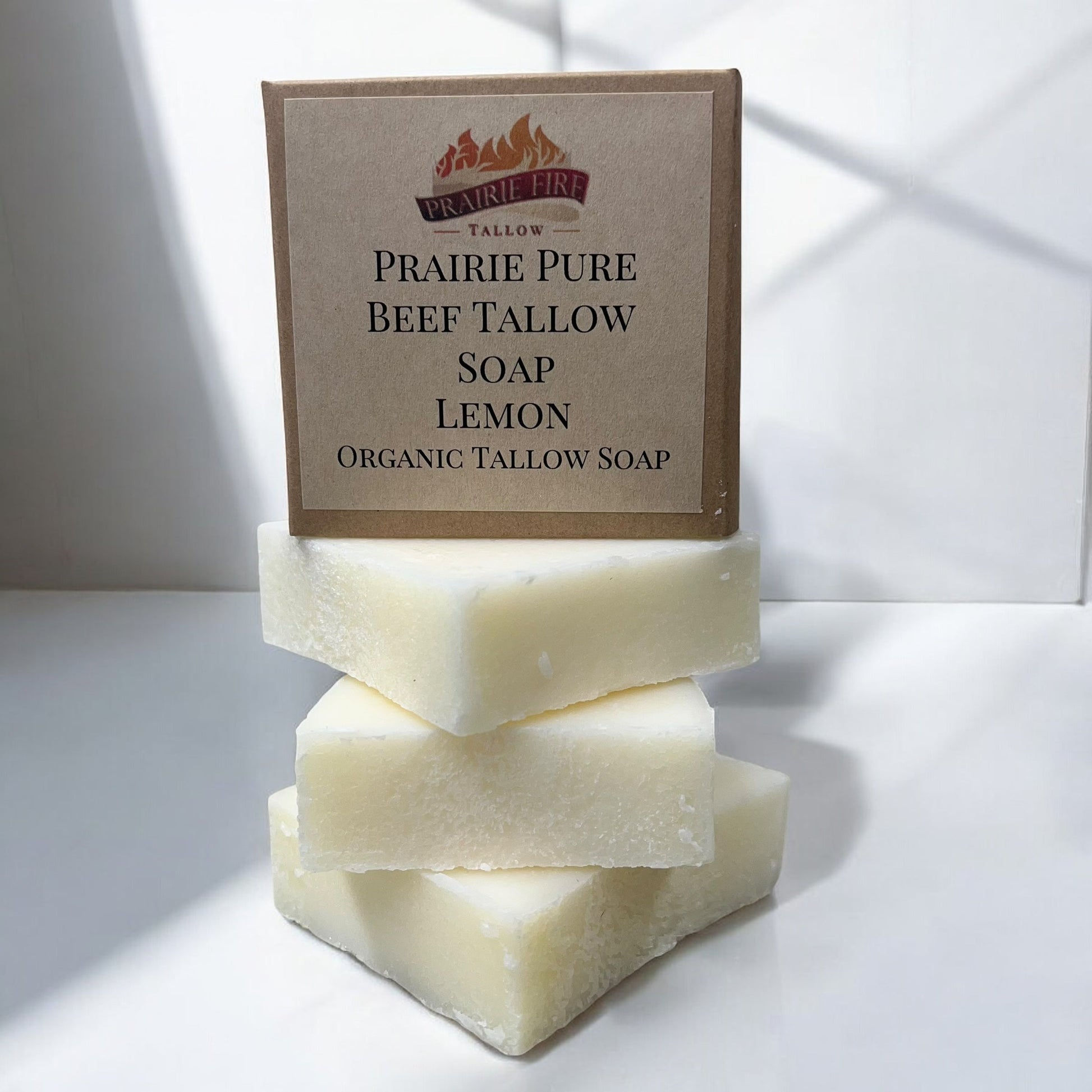 Grass Fed Beef Tallow Soap Bar (3 Pack) - Made in the USA