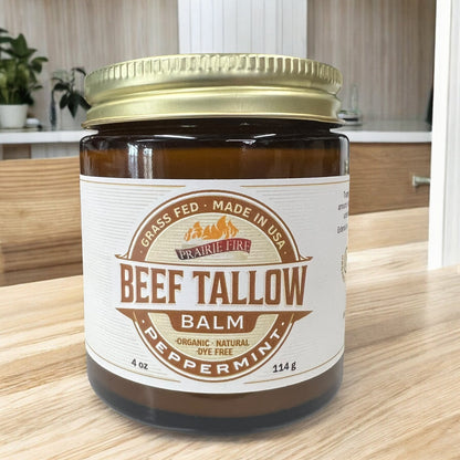 Grass Fed Beef Tallow Balm - 4 oz - Made in the USA