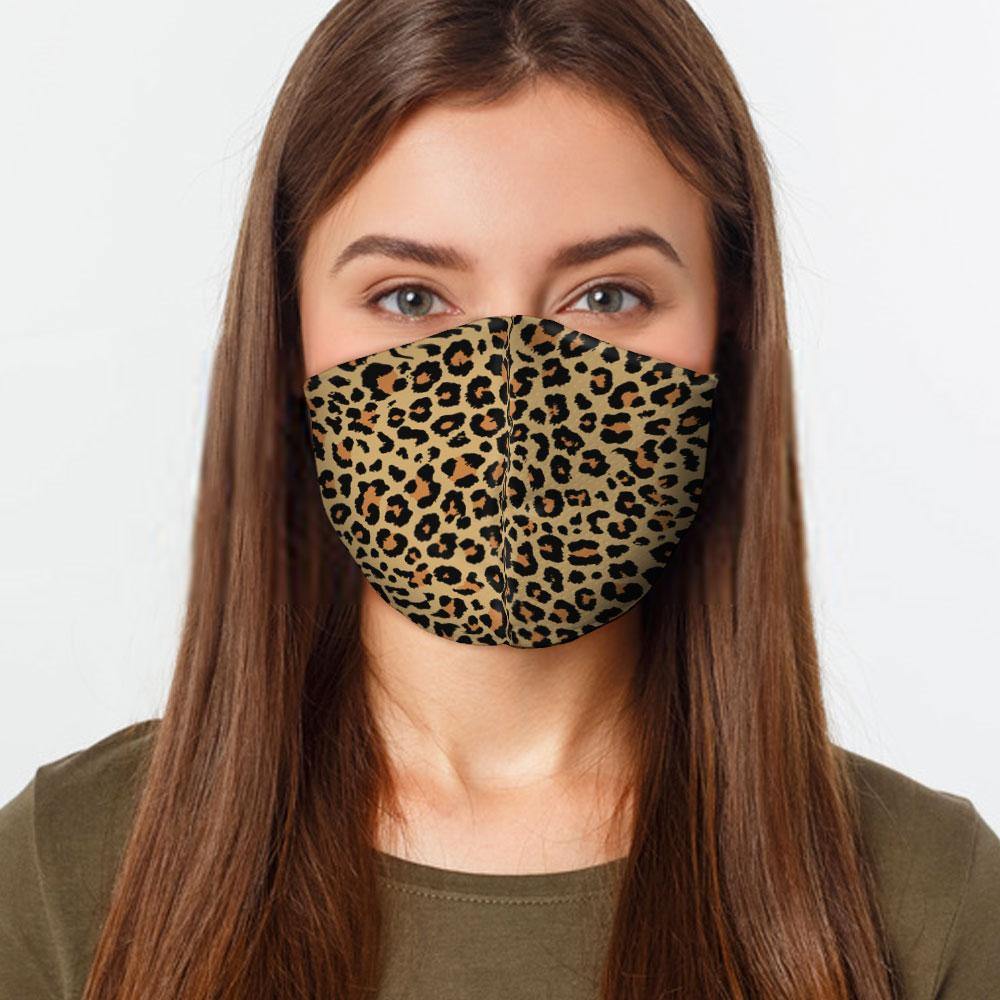 Cheetah Face Cover - Made in the USA