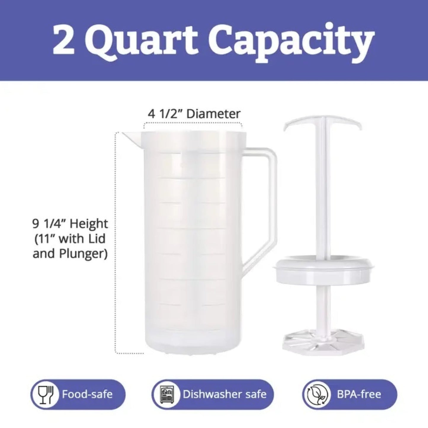2 Quart Mixing Pitcher – High Country Foods