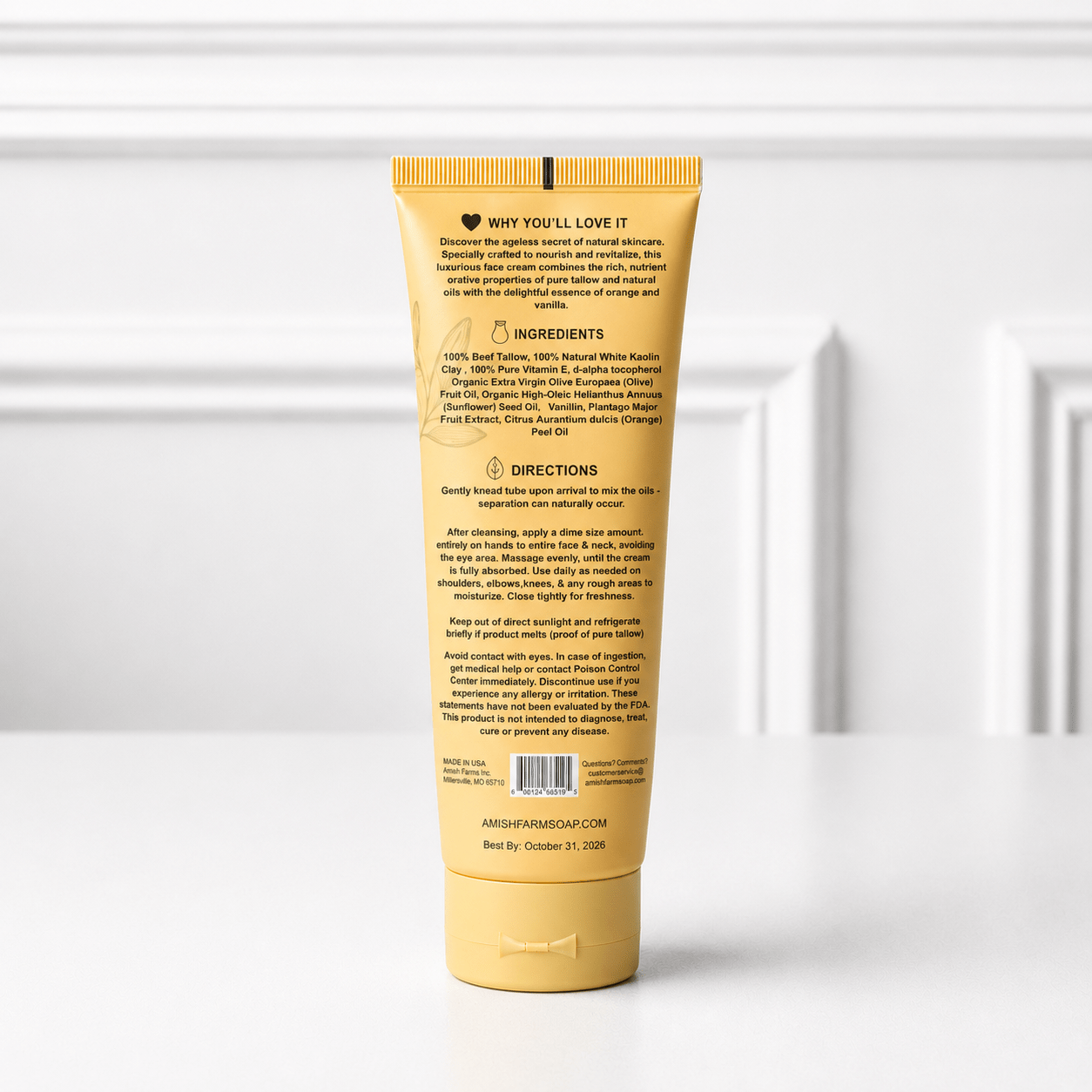 Amish Farms All Natural Tallow Face Cream