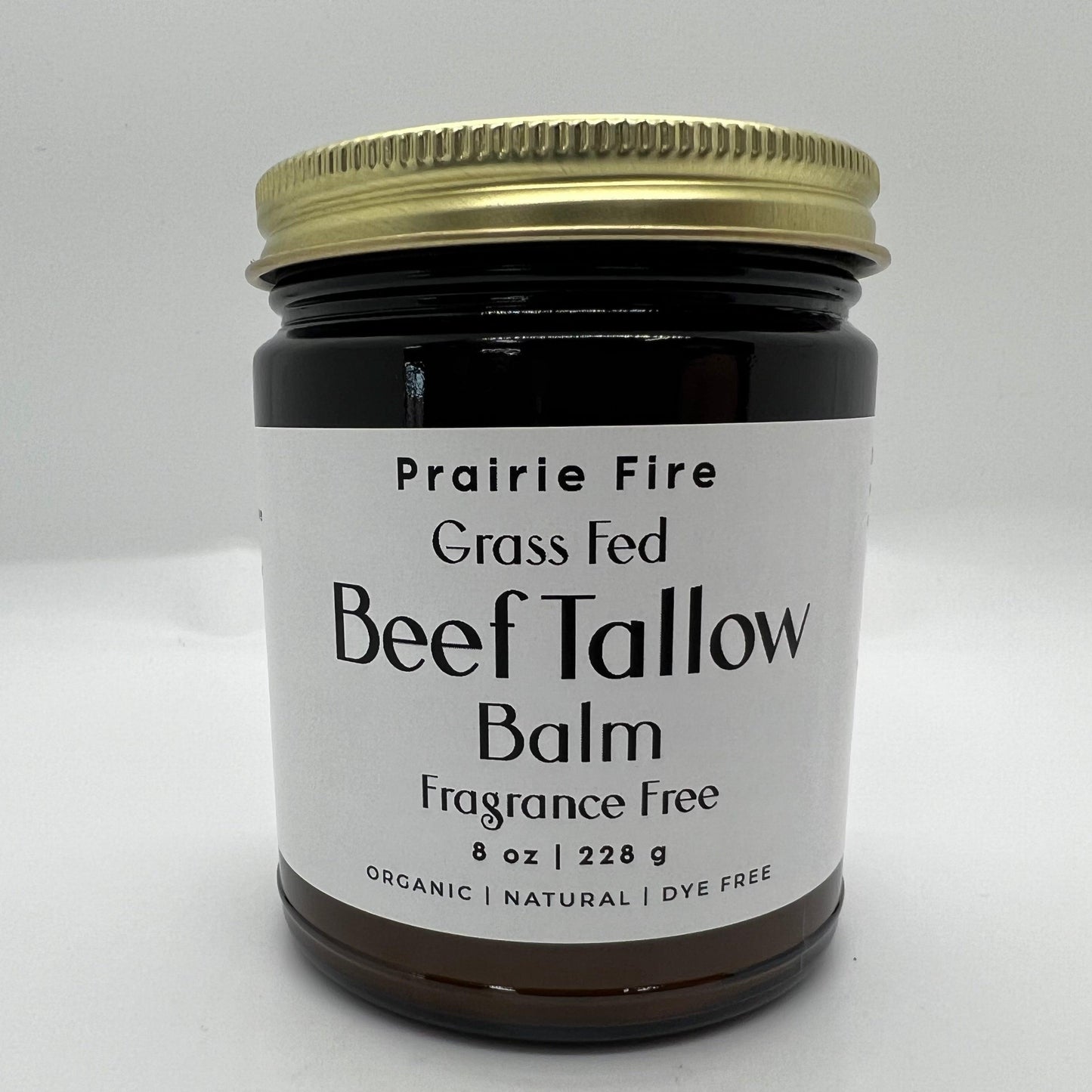 Grass Fed Beef Tallow Balm - 8 oz - Made in the USA