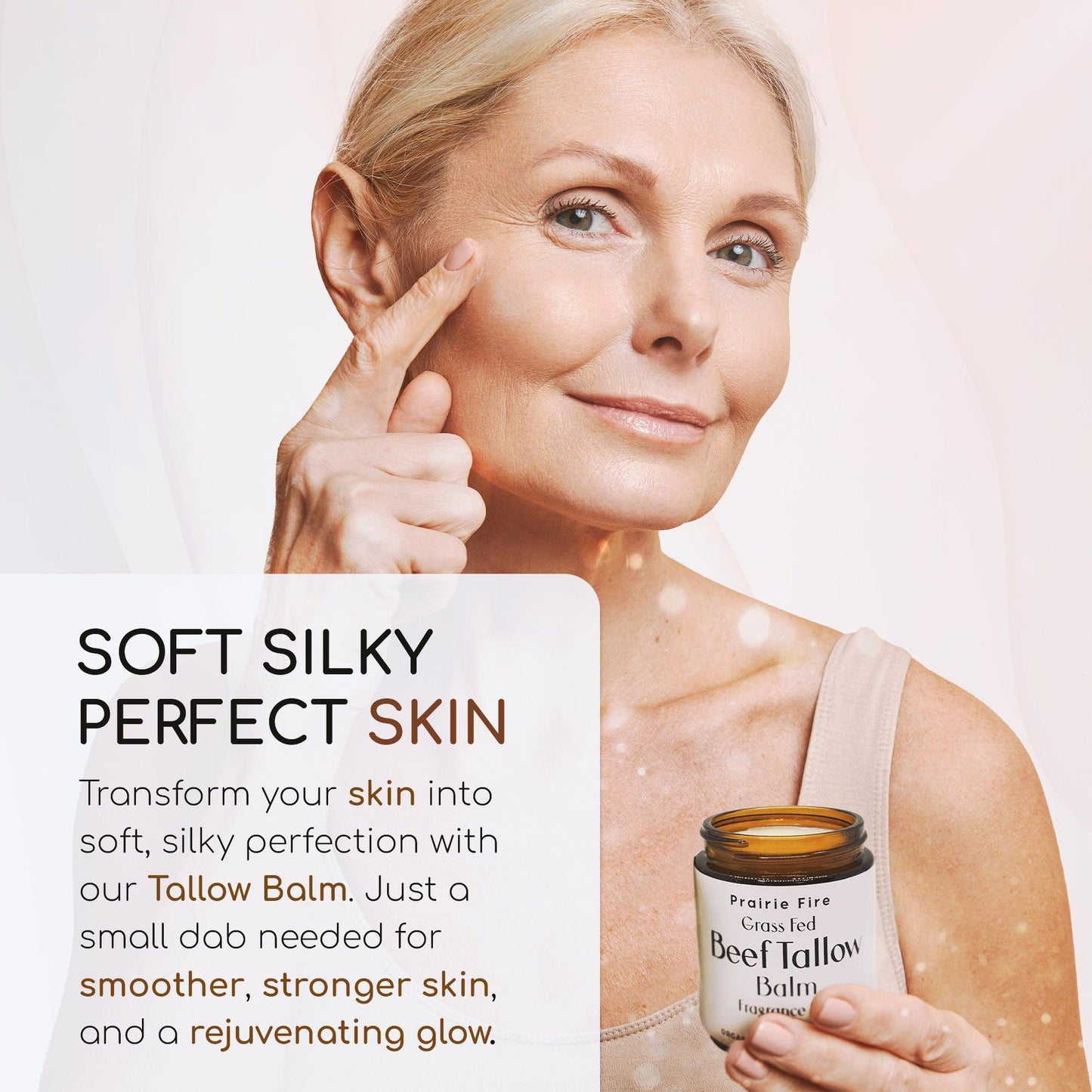 Grass Fed Beef Tallow Balm - 8 oz - Made in the USA