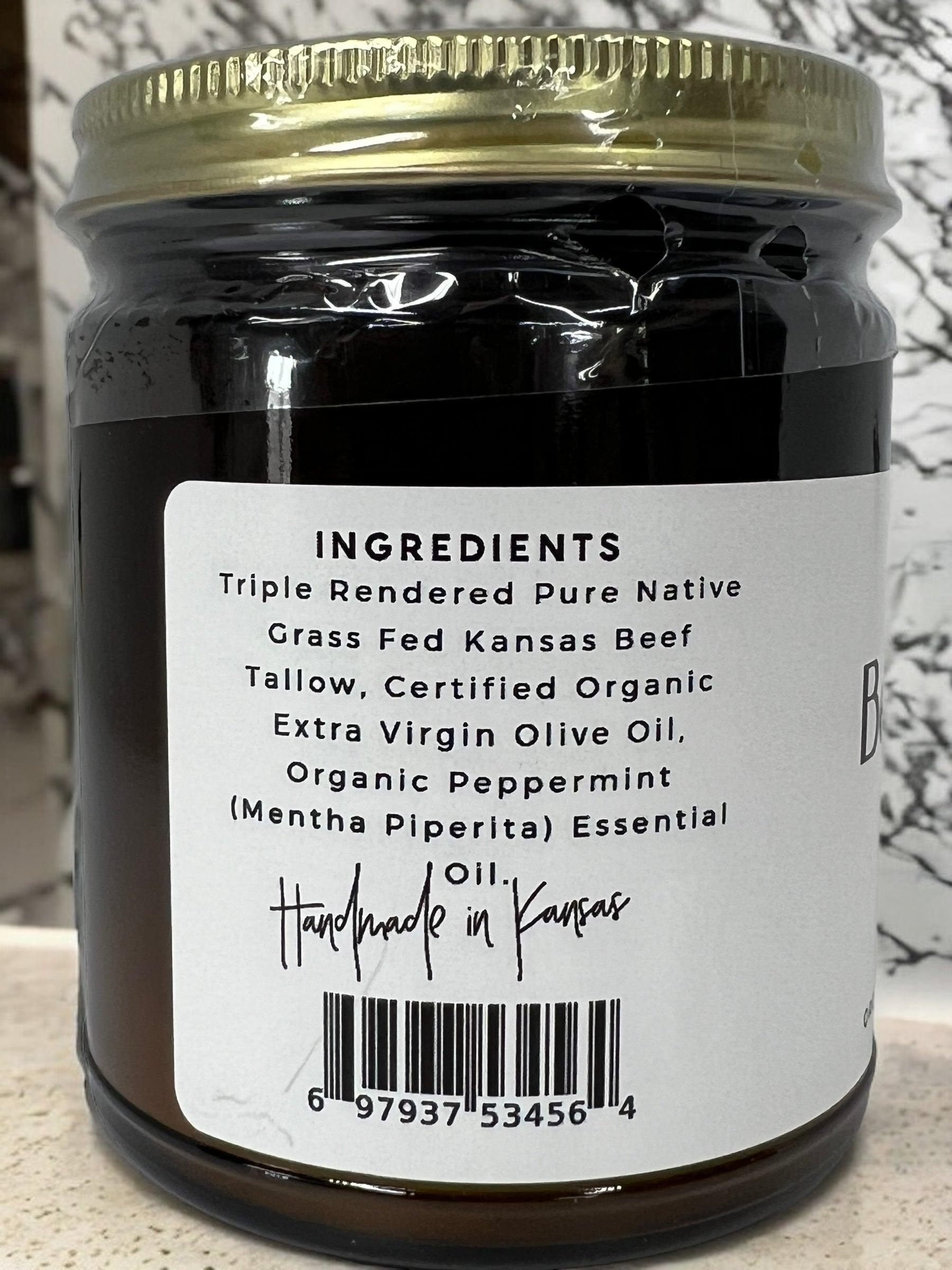 Grass Fed Beef Tallow Balm - 8 oz - Made in the USA