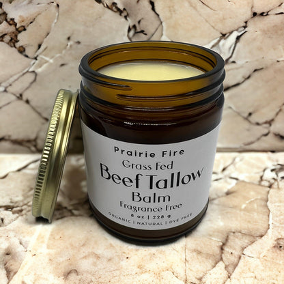 Grass Fed Beef Tallow Balm - 8 oz - Made in the USA