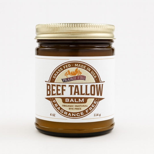 Grass Fed Beef Tallow Balm - 4 oz - Made in the USA