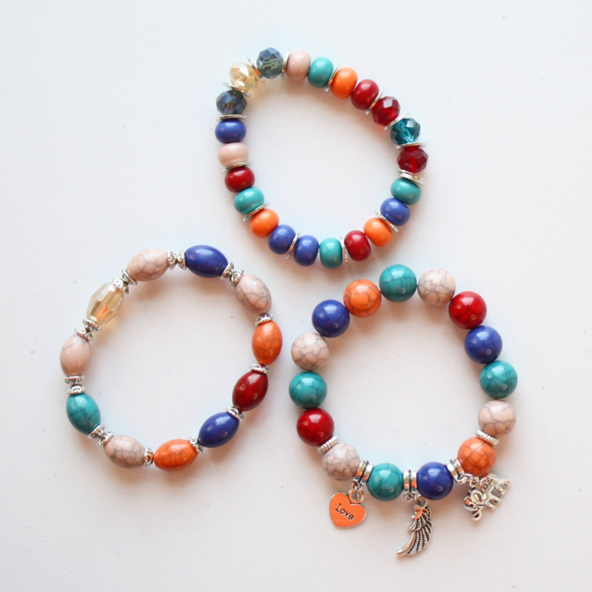 Colorations® Boho 36 Bracelet Bead Sets - 3 Styles