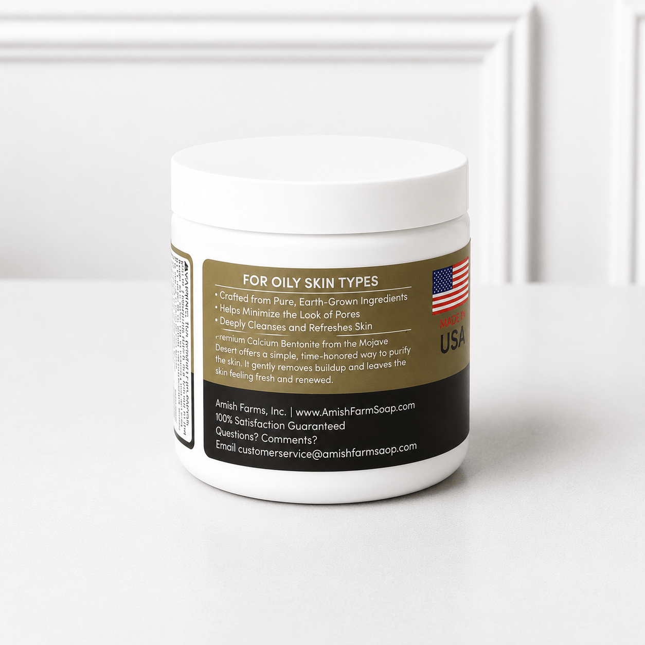 Amish Farms - Calcium Bentonite Facial Clay Mask