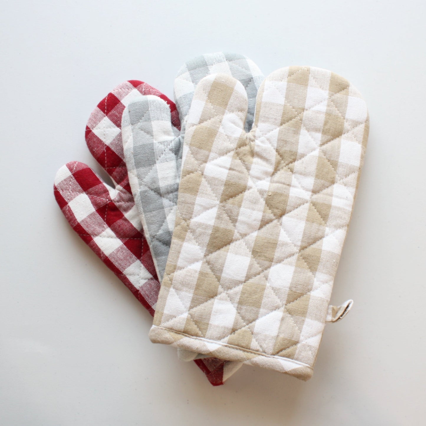 Buffalo Check Oven Mitts - Made in the USA