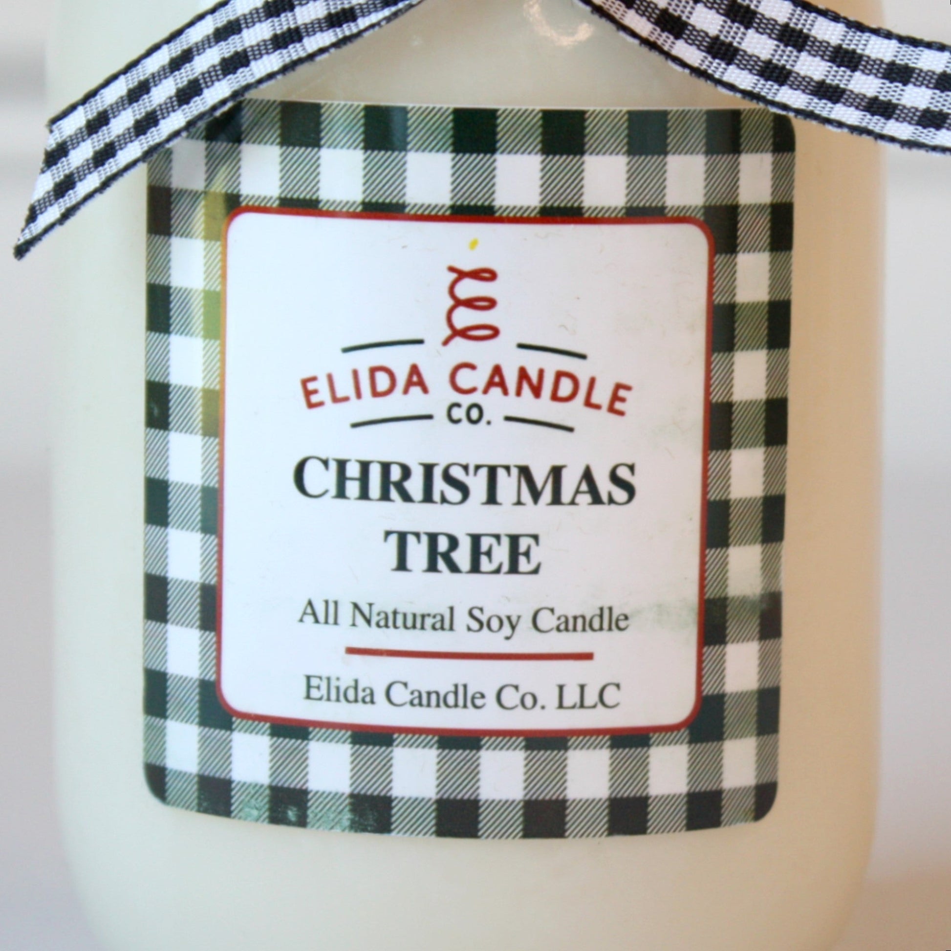 Homespun Soy Candle - Christmas Tree - Made in the USA