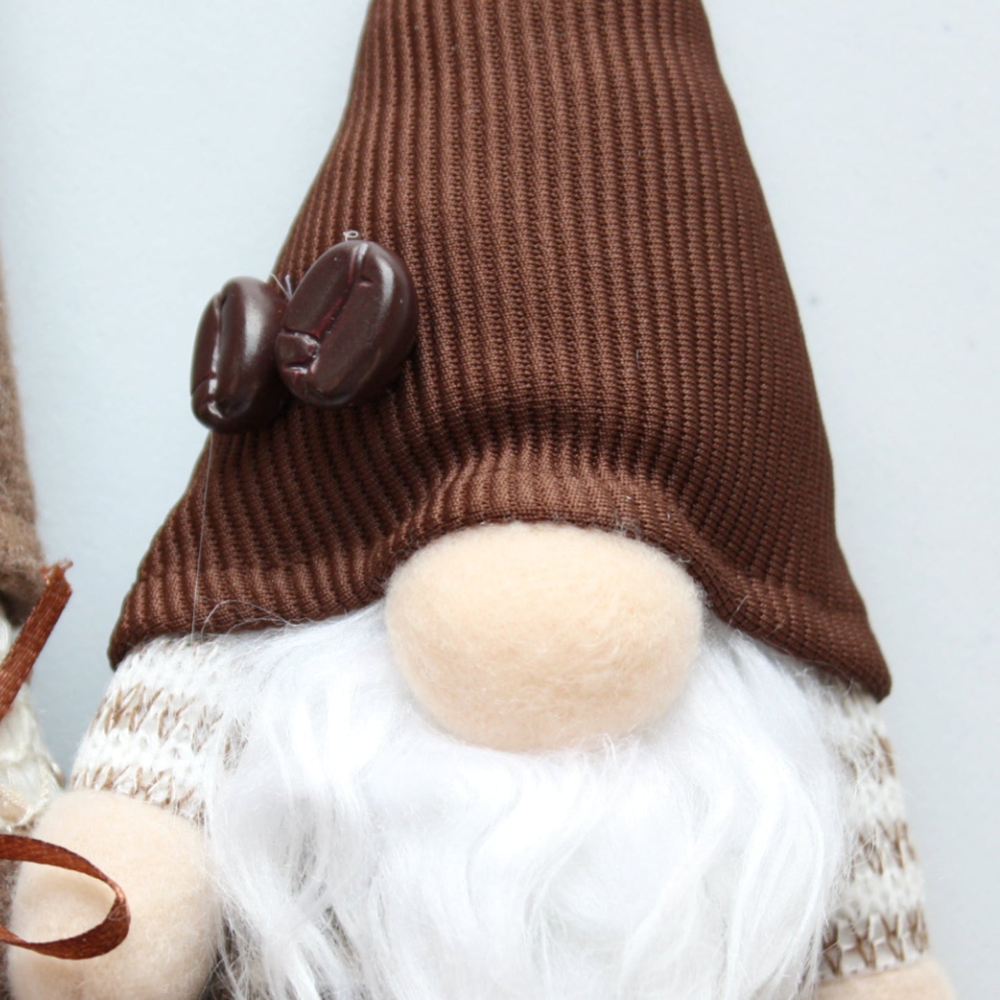 Pair of Handmade Coffee Gnomes Brother and Sister - Made in the USA