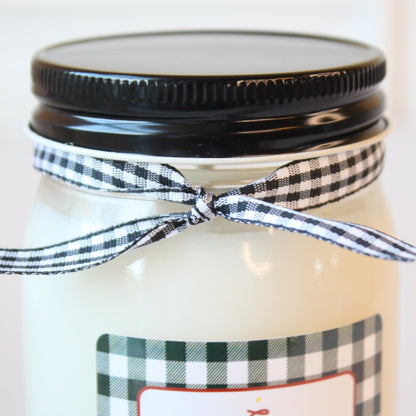 Homespun Soy Candle - Christmas Hearth - Made in the USA