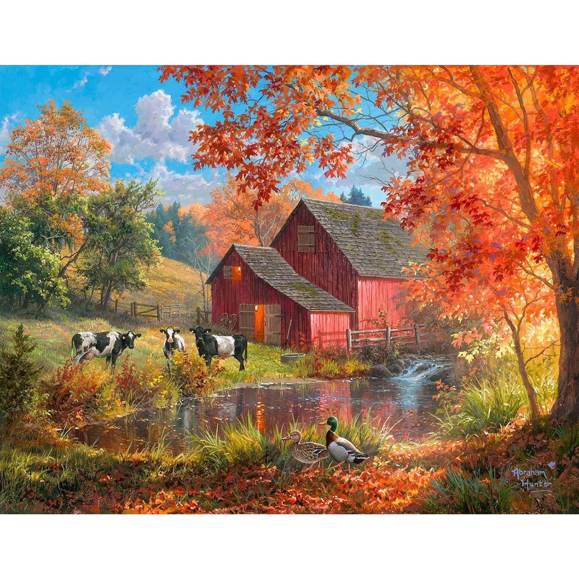 Farm Pond Puzzle - Made in the USA