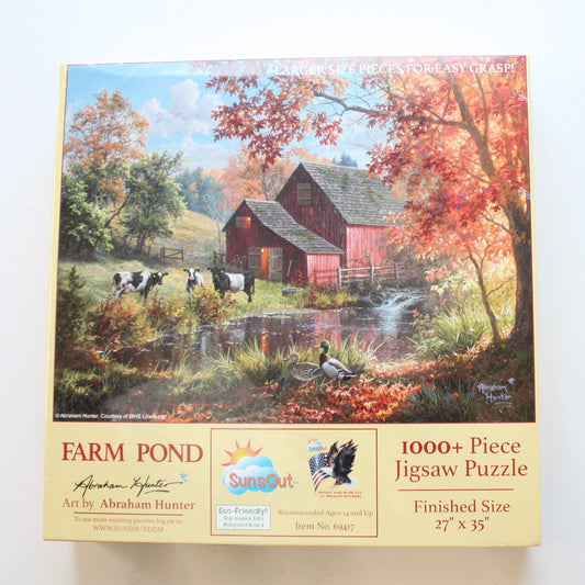 Farm Pond Puzzle - Made in the USA