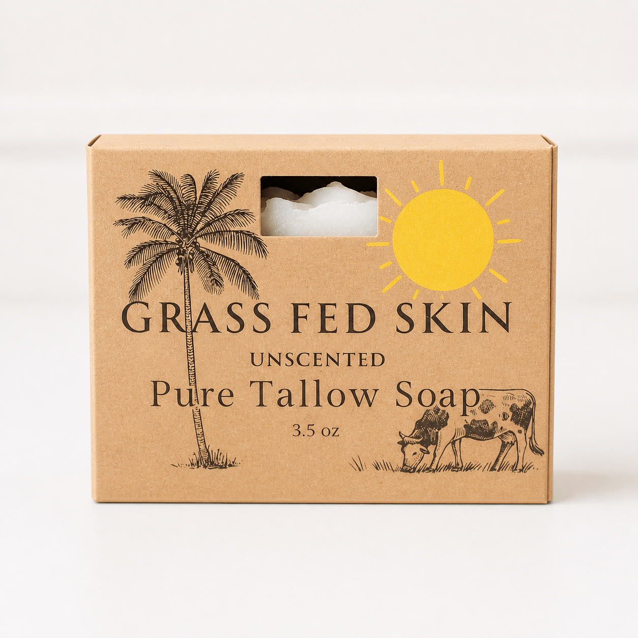 Grass Fed Skin Tallow Moisturizing Bundle 1 - Made in the USA