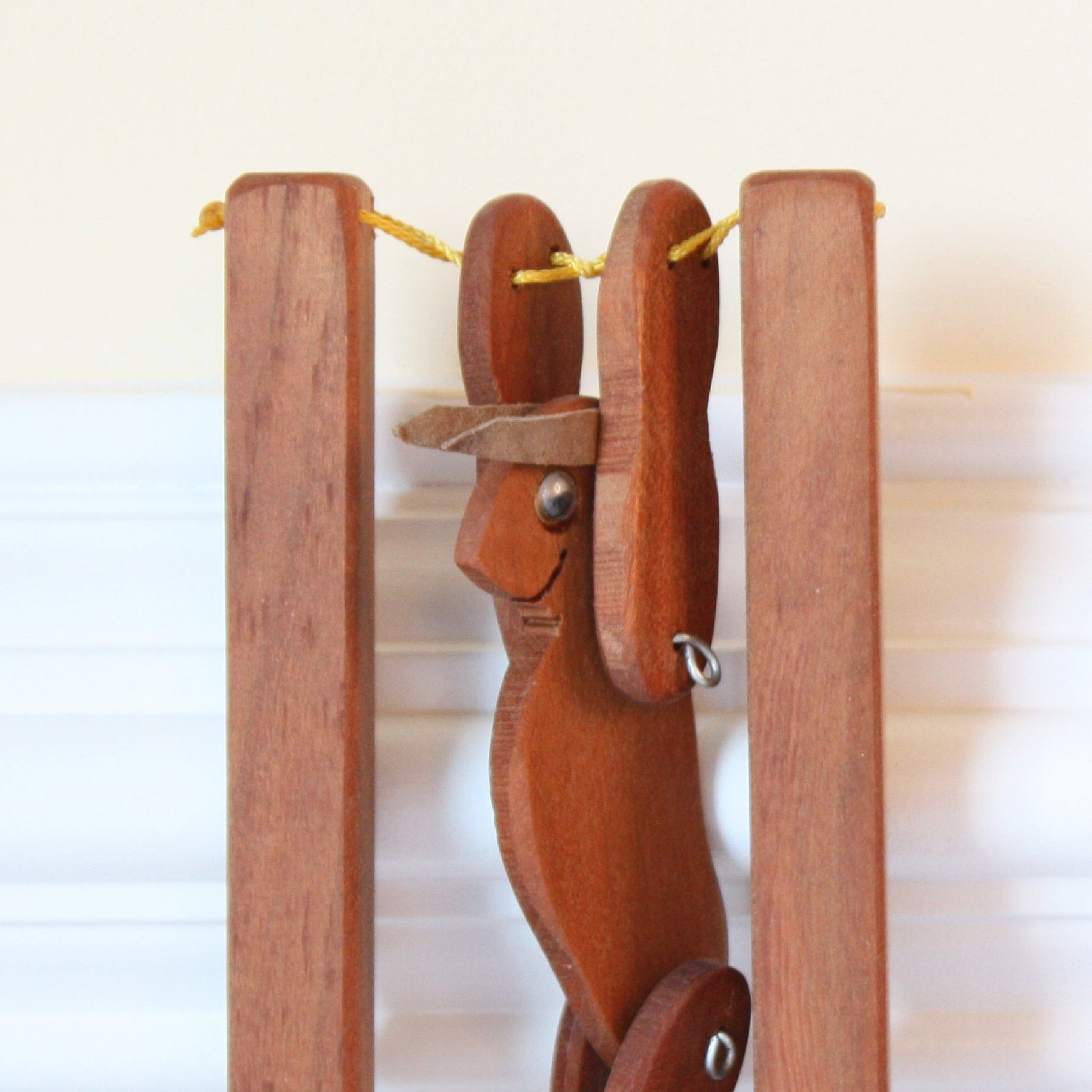 Handmade Jumpin' Jack Rabbit - Kids Toy - Made in the USA