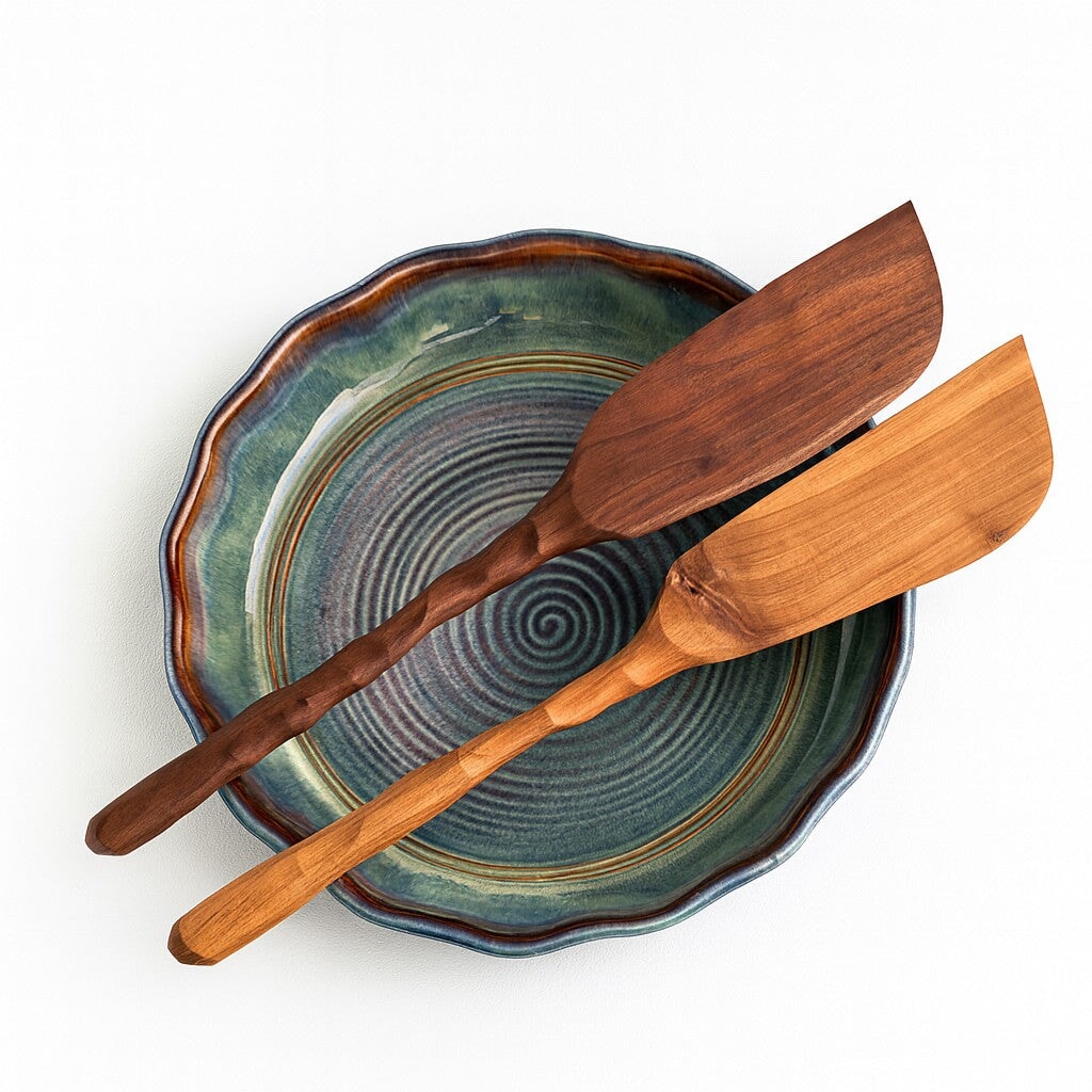 Handmade Wood Spurtle - Made in the USA