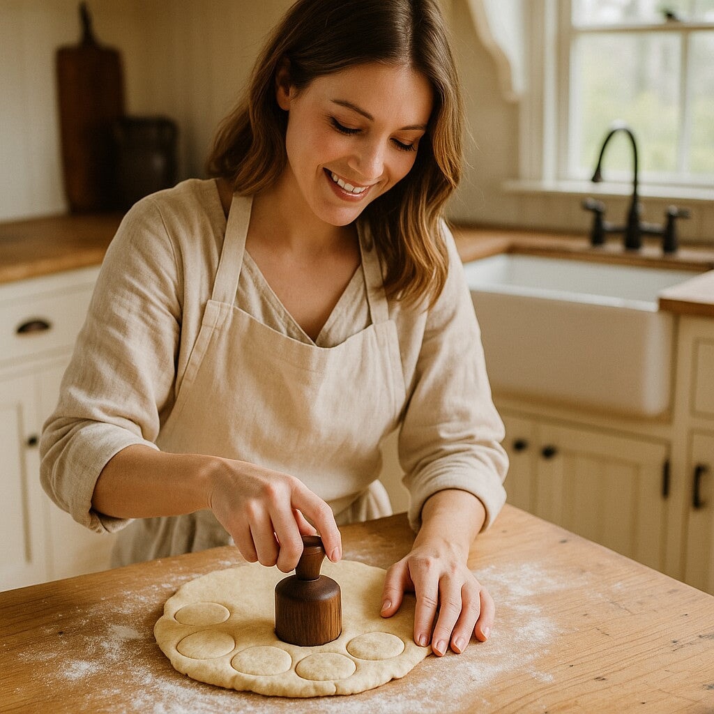 Hardwood Biscuit and Cookie Cutter - Made in the USA