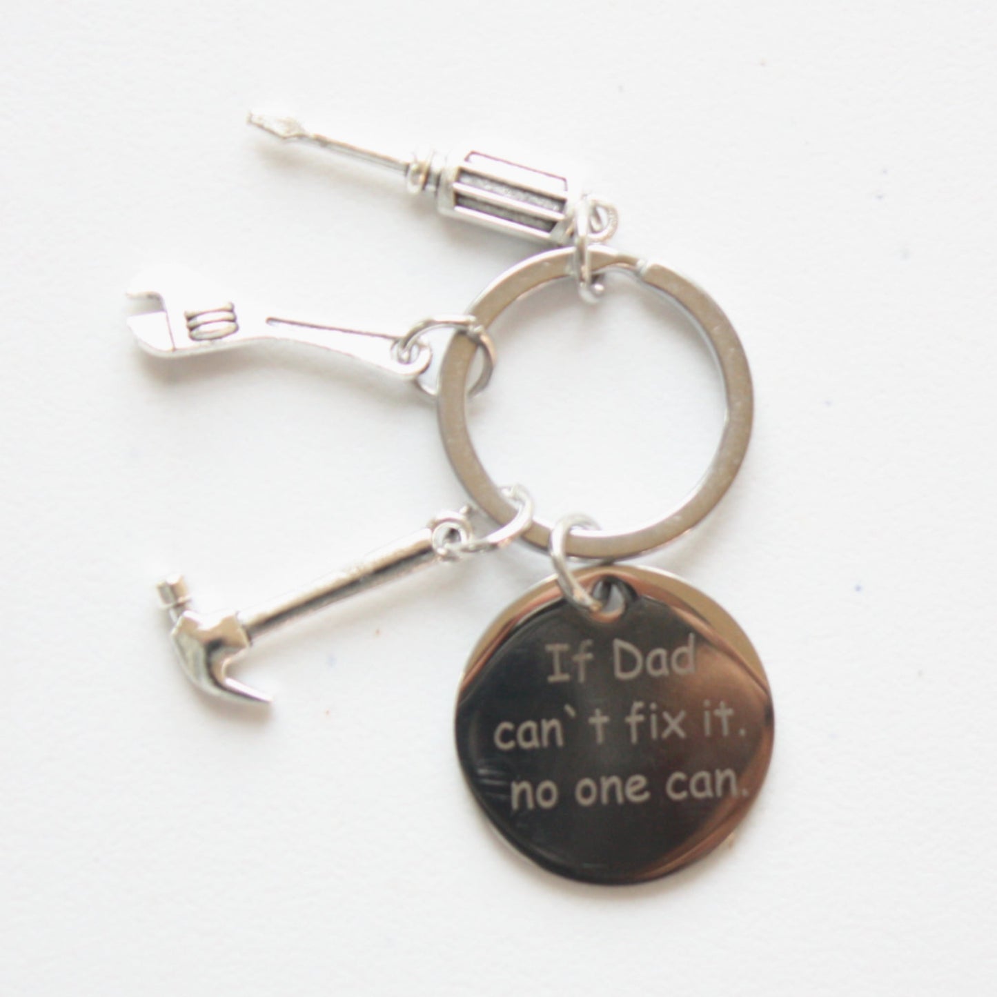If Dad Can't Fix it No One Can Keychain - Made in the USA