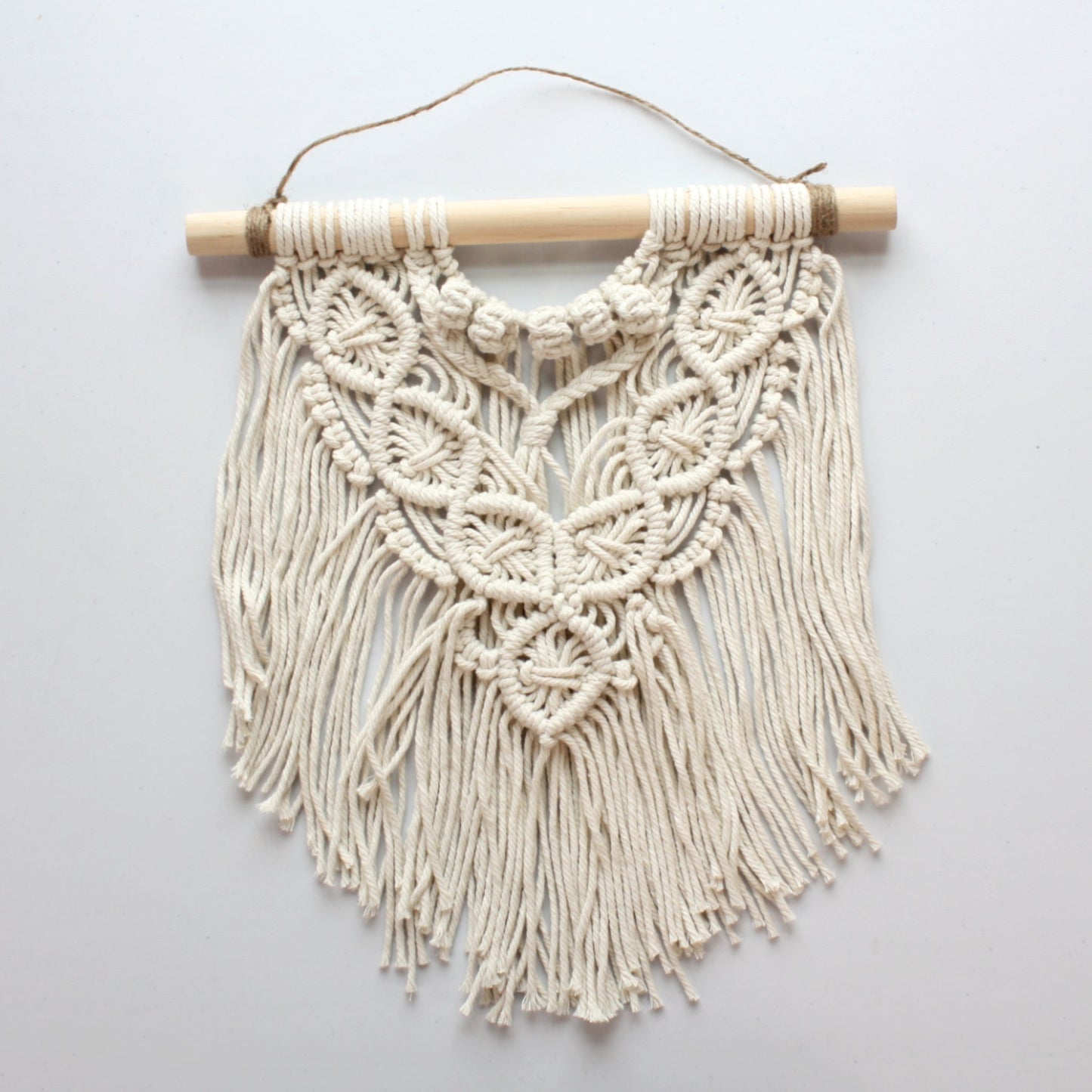 Macrame Boho Wall Hang - Made in the USA