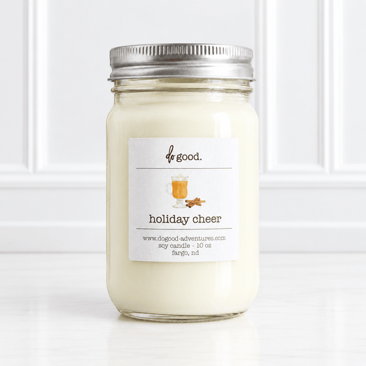 Mason Jar Soy Candle - Holiday Cheer