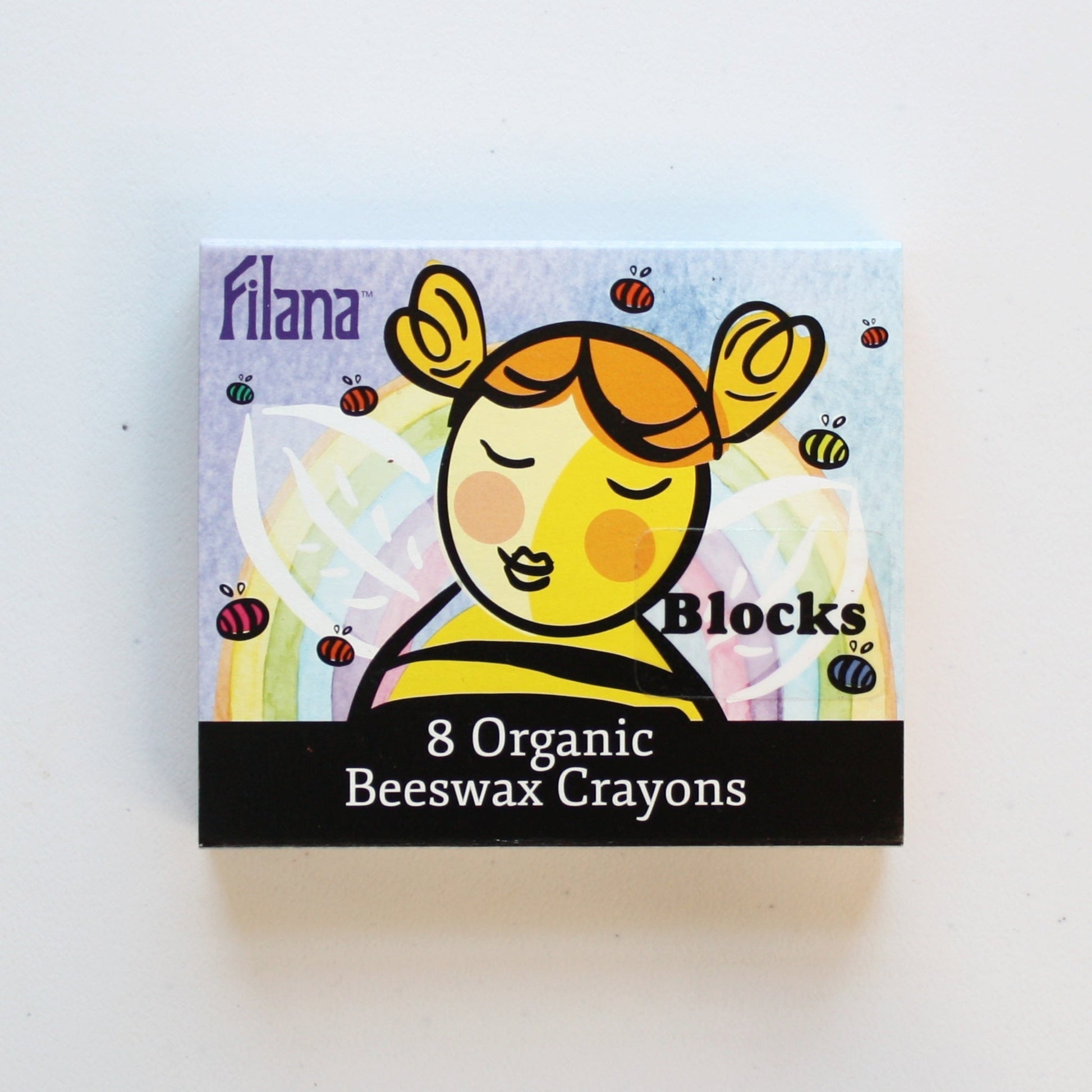 Organic Beeswax Crayons - 8 Color Blocks - Made in the USA