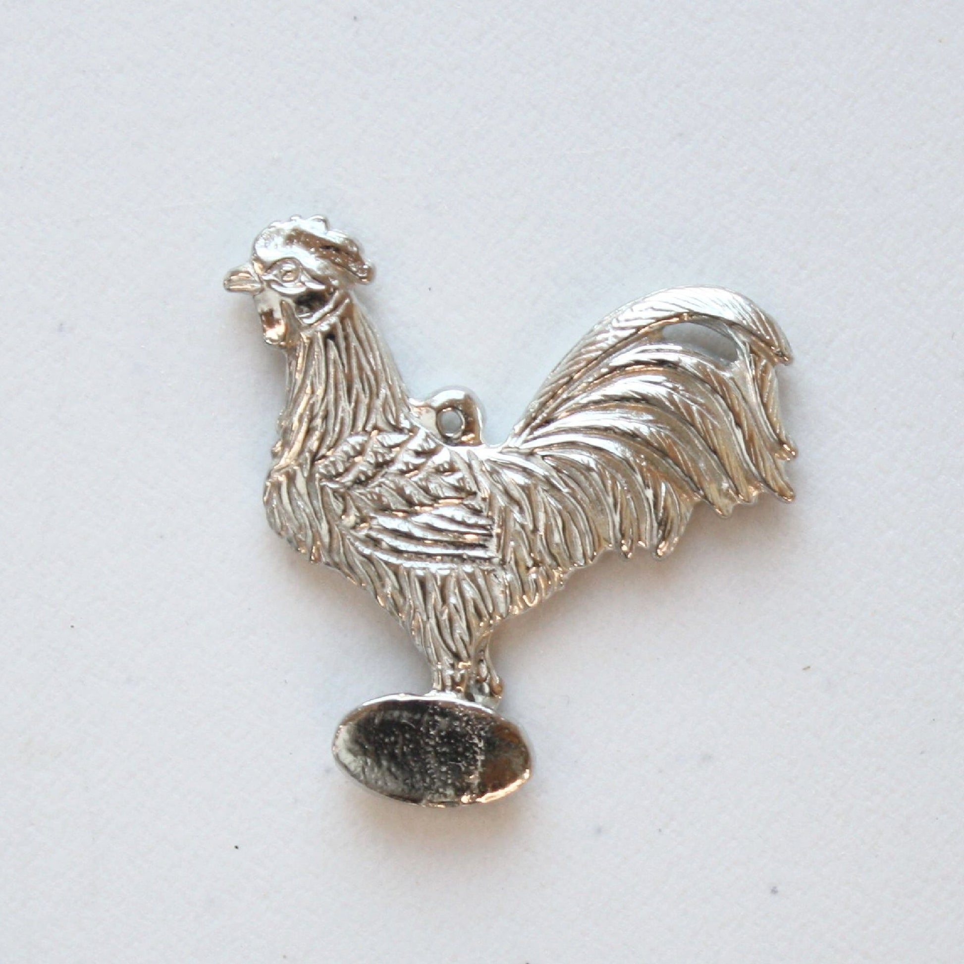 Pewter Rooster Ornament - Made in the USA