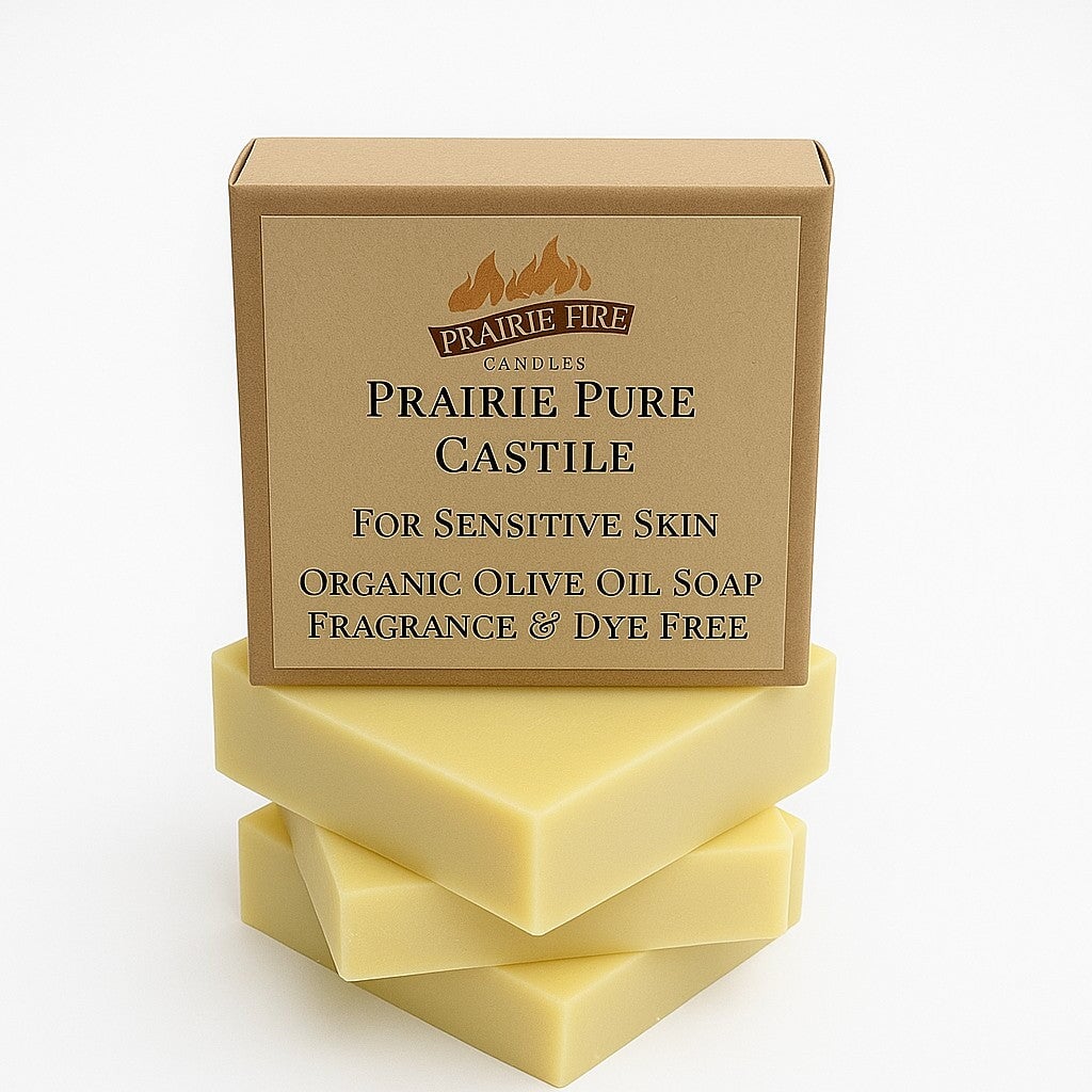 Pure Real Castile - Organic Olive Oil Soap (3 Pack) - Made in the USA