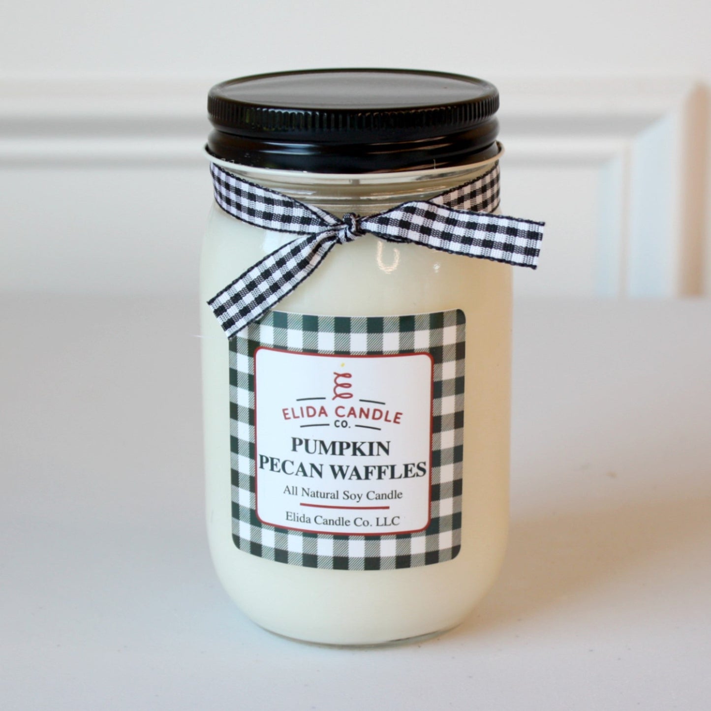 Homespun Soy Candle - Pumpkin Pecan Waffles - Made in the USA