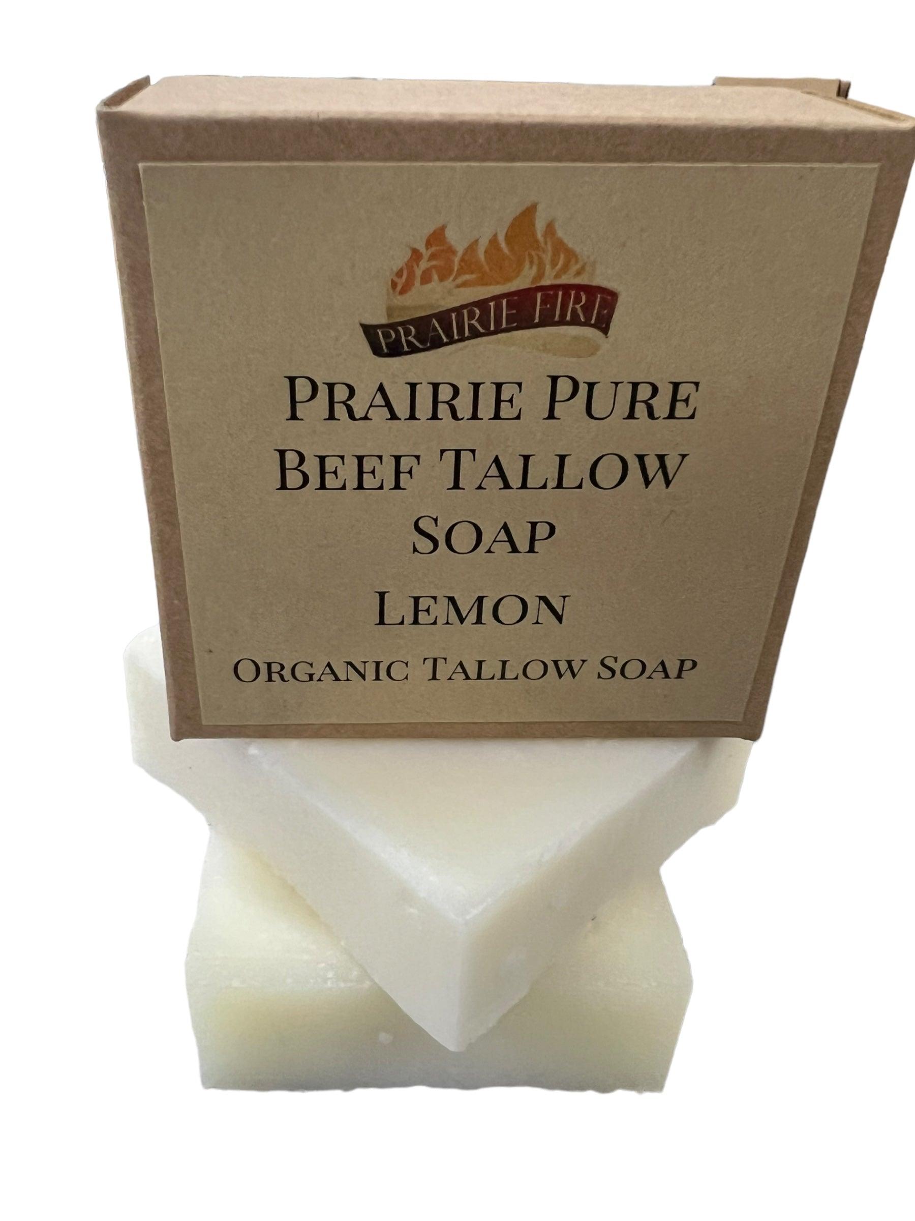 Grass Fed Beef Tallow Soap Bar (3 Pack) - Made in the USA