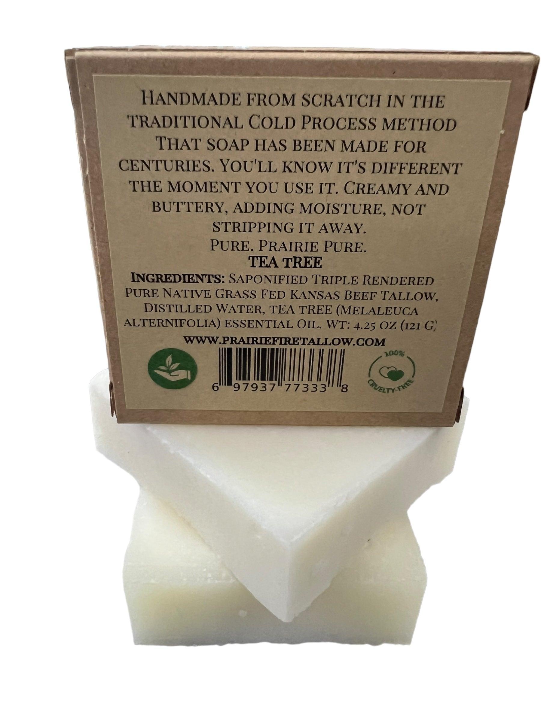 Grass Fed Beef Tallow Soap Bar (3 Pack) - Made in the USA