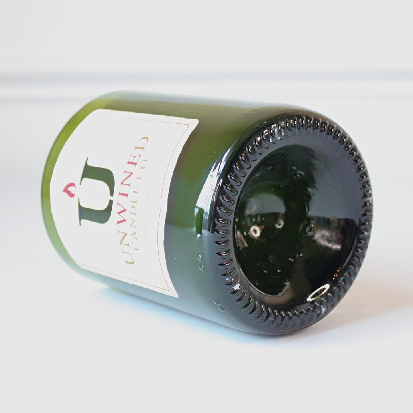 Recycled Wine Bottle Soy Candle - Namaste - Made in the USA